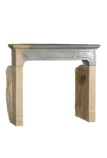 Timeless Bicolor Stone Fireplace