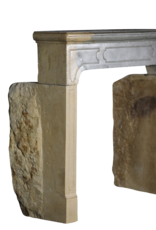 Maison Leon Van den Bogaert Timeless Bicolor Stone Fireplace