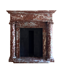 Stately Marble Fireplace Surround