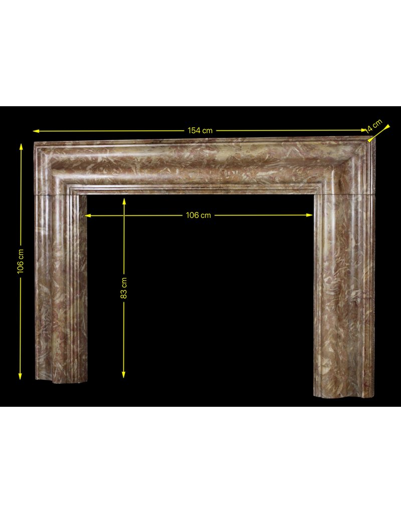 Cheminée Décorative Intemporelle En Marbre Bolection