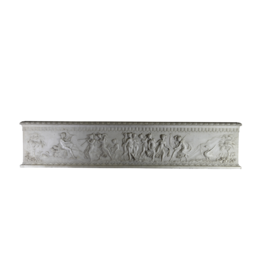 Bas-Relief En Marbre Blanc