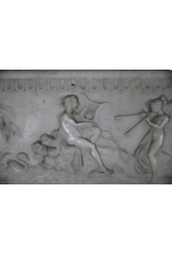 Maison Leon Van den Bogaert Bas-Relief En Marbre Blanc D'après Jean Goujon