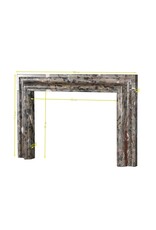 Maison Leon Van den Bogaert Bolection Fireplace Surround In Unique Marble