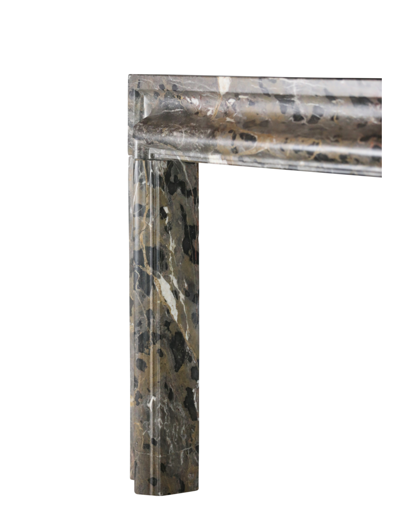 Leopard Marble Bolection Fireplace Mantle