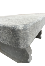 Maison Leon Van den Bogaert Sturdy Belgian Bluestone Rectangular Garden Table