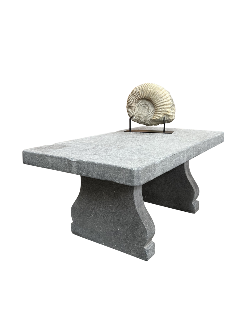 Sturdy Belgian Bluestone Rectangular Garden Table