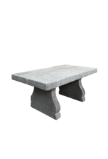 Maison Leon Van den Bogaert Sturdy Belgian Bluestone Rectangular Garden Table