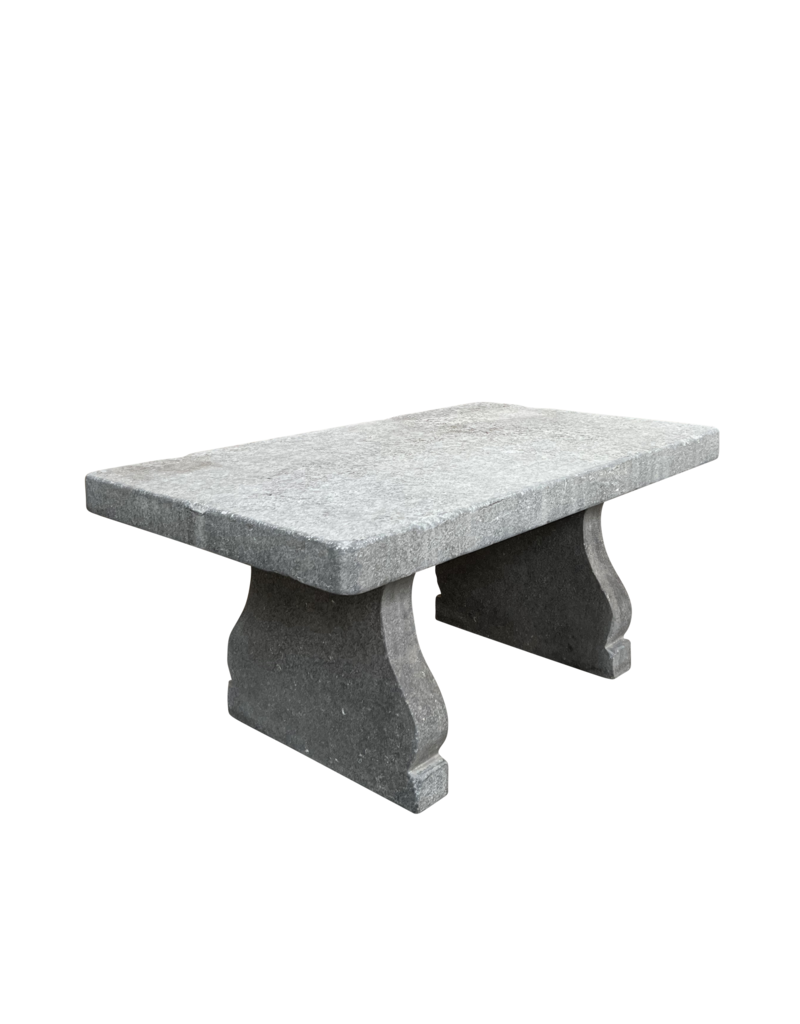 Sturdy Belgian Bluestone Rectangular Garden Table