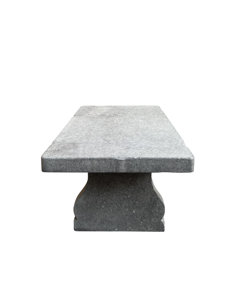 Maison Leon Van den Bogaert Table De Jardin Rectangulaire En Pierre Bleue Belge Robuste