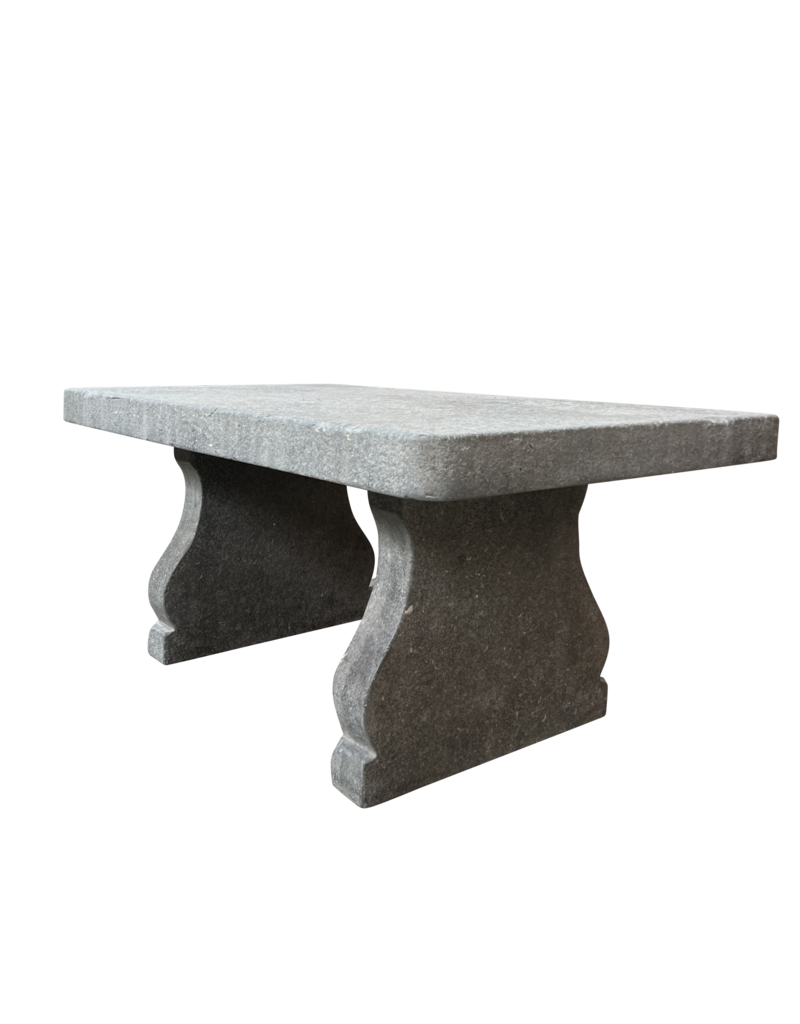 Sturdy Belgian Bluestone Rectangular Garden Table