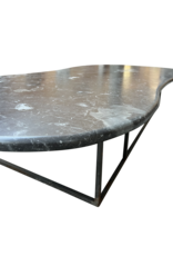 Maison Leon Van den Bogaert Antique Grey  Marble Table Slab