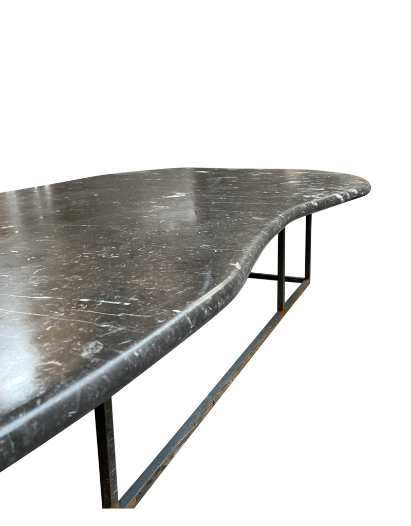 Antique Grey  Marble Table Slab