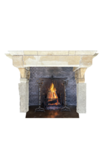 Early Mediaval Stone Fireplace Ensemble