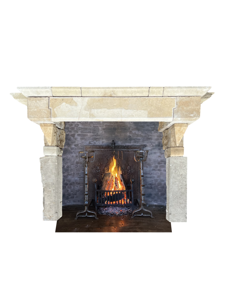 Early Mediaval Stone Fireplace Ensemble