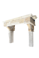 Early Mediaval Stone Fireplace Ensemble