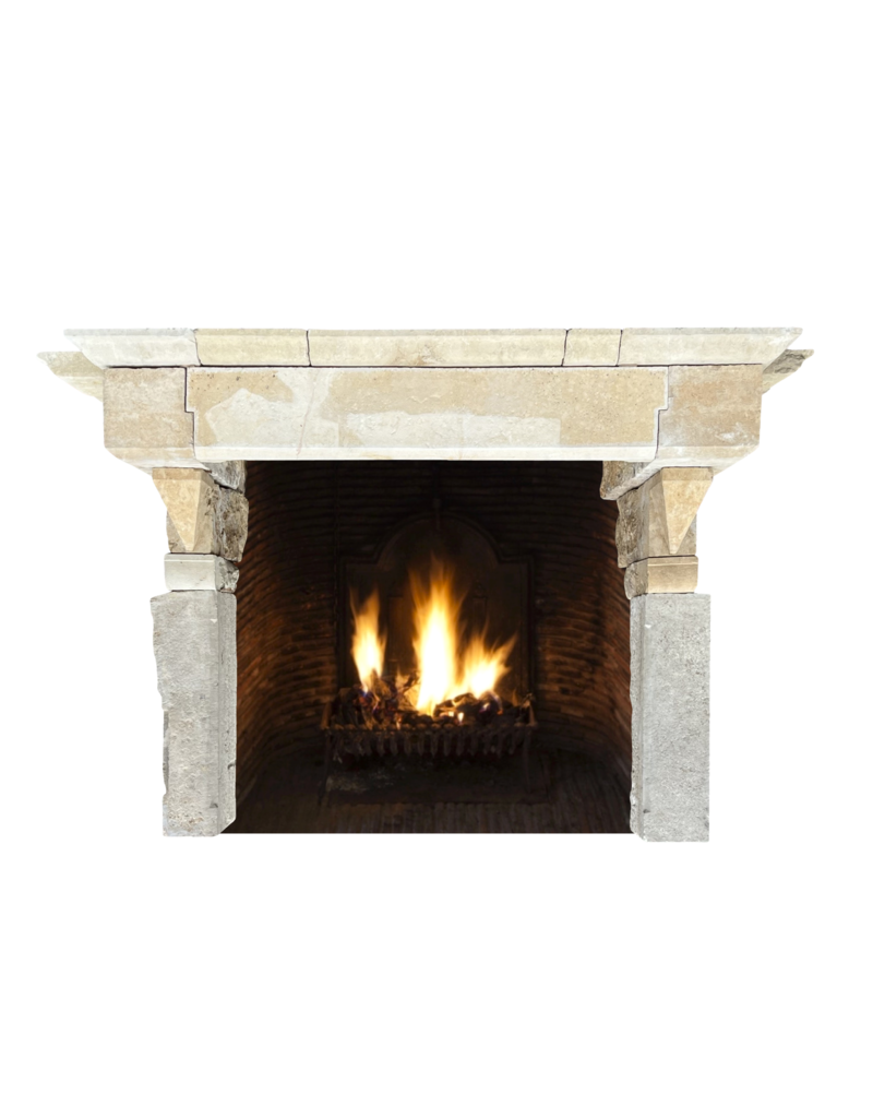 Early Mediaval Stone Fireplace Ensemble