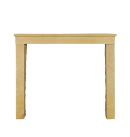 Maison Leon Van den Bogaert Petite Vintage Stone Fireplace Mantle