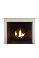 Monochrome Beige Fireplace Mantle