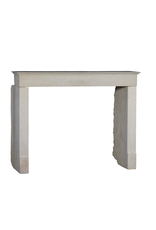 Monochrome Beige Fireplace Mantle