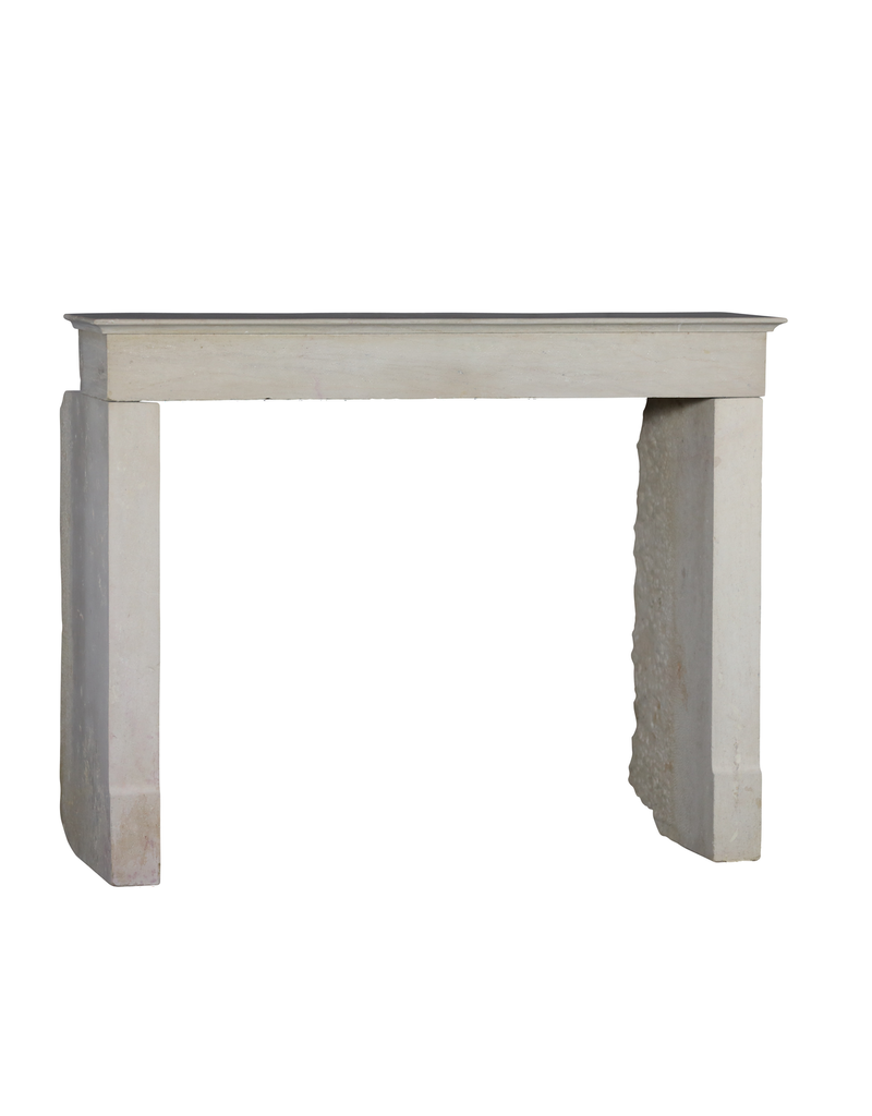 Monochrome Beige Fireplace Mantle