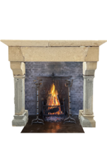 Grand Bicolor Chateau Fireplace Surround