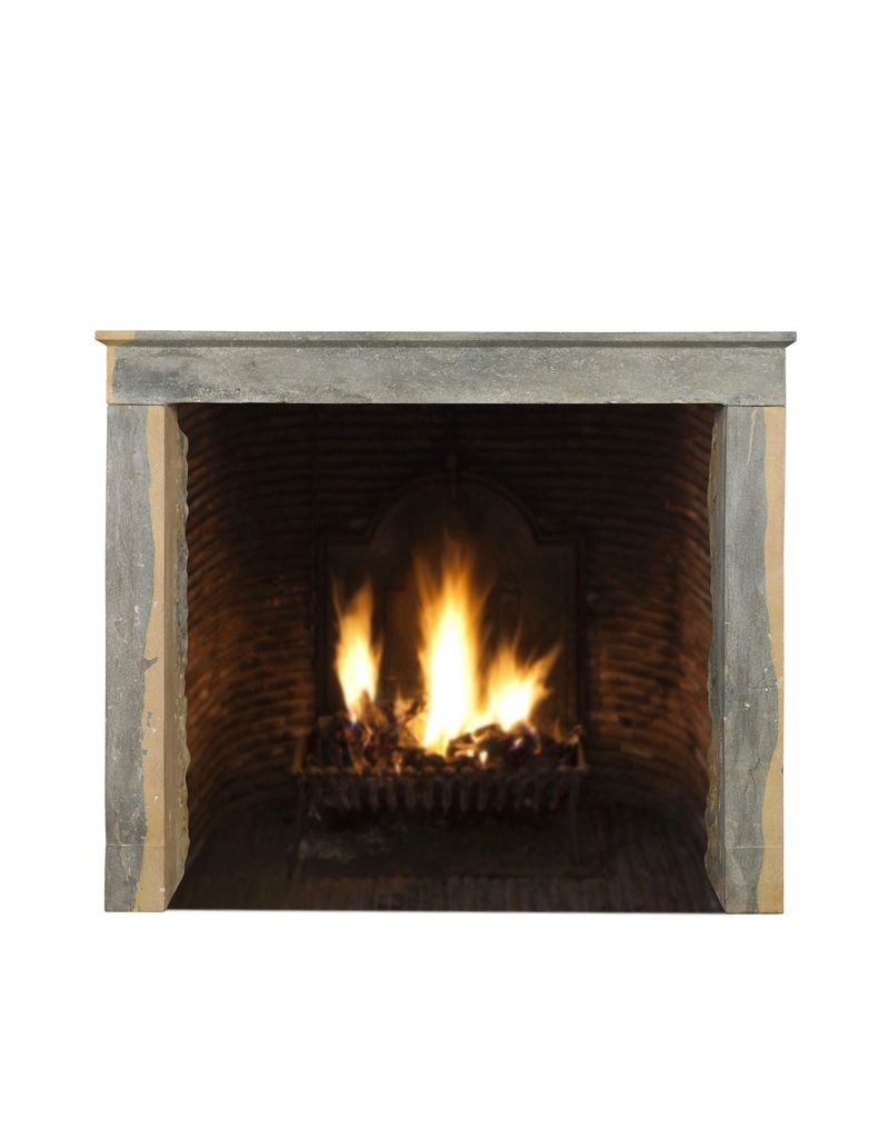 Out Of Line Stone Fireplace Mantle