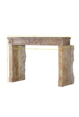 Rustic 18Th Century Stone Fireplace Surround Element