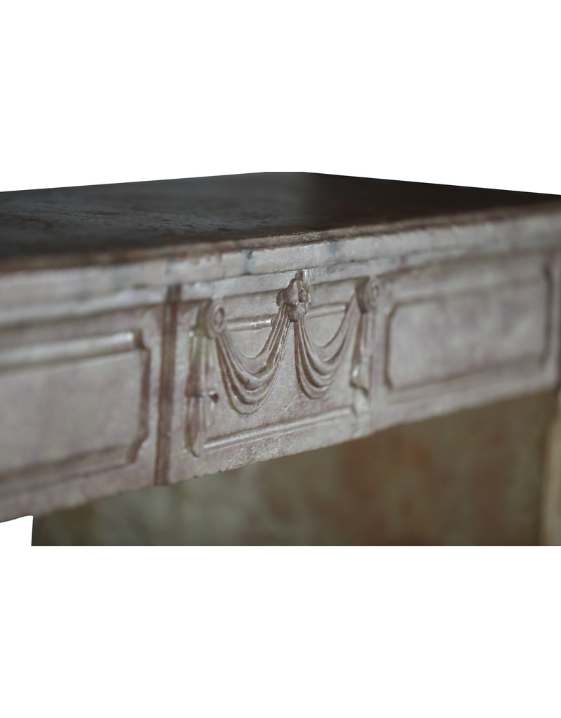 Rustic 18Th Century Stone Fireplace Surround Element