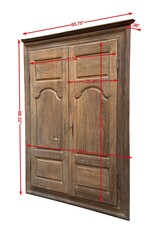 Maison Leon Van den Bogaert Original französische antike Eichentüren