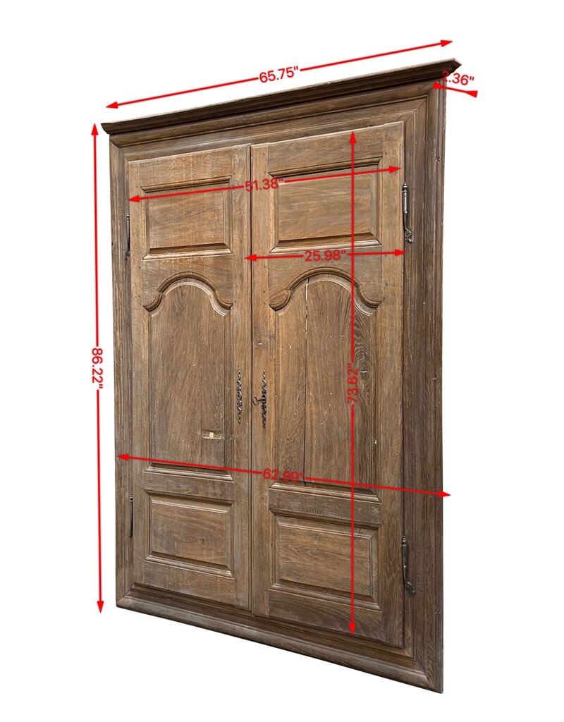 Maison Leon Van den Bogaert Original französische antike Eichentüren