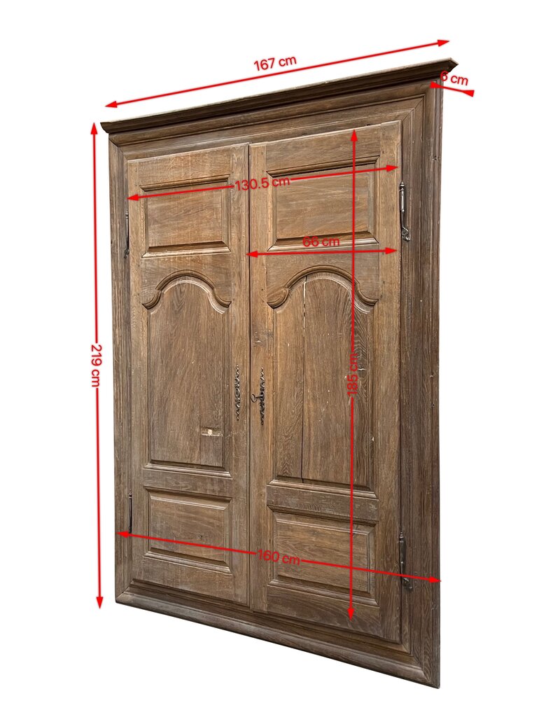 Maison Leon Van den Bogaert Original französische antike Eichentüren