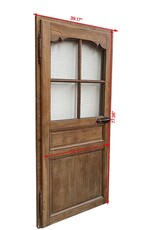 Maison Leon Van den Bogaert Original französische antike Eichentür