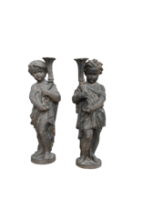 Maison Leon Van den Bogaert Statues De Jardin Antiques En Fonte