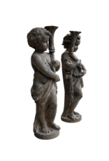 Maison Leon Van den Bogaert Antike Gartenstatuen aus Gusseisen