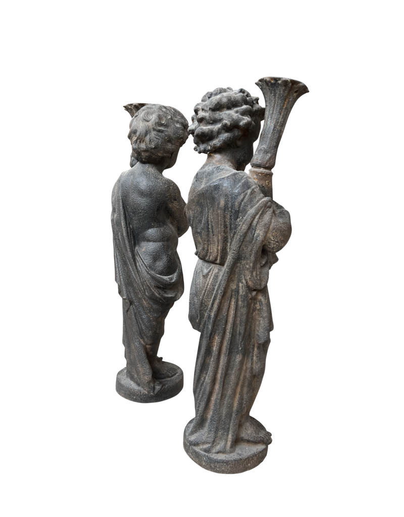 Maison Leon Van den Bogaert Antike Gartenstatuen aus Gusseisen