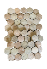 Antique French  Hexagonal Terra Cotta Tiles