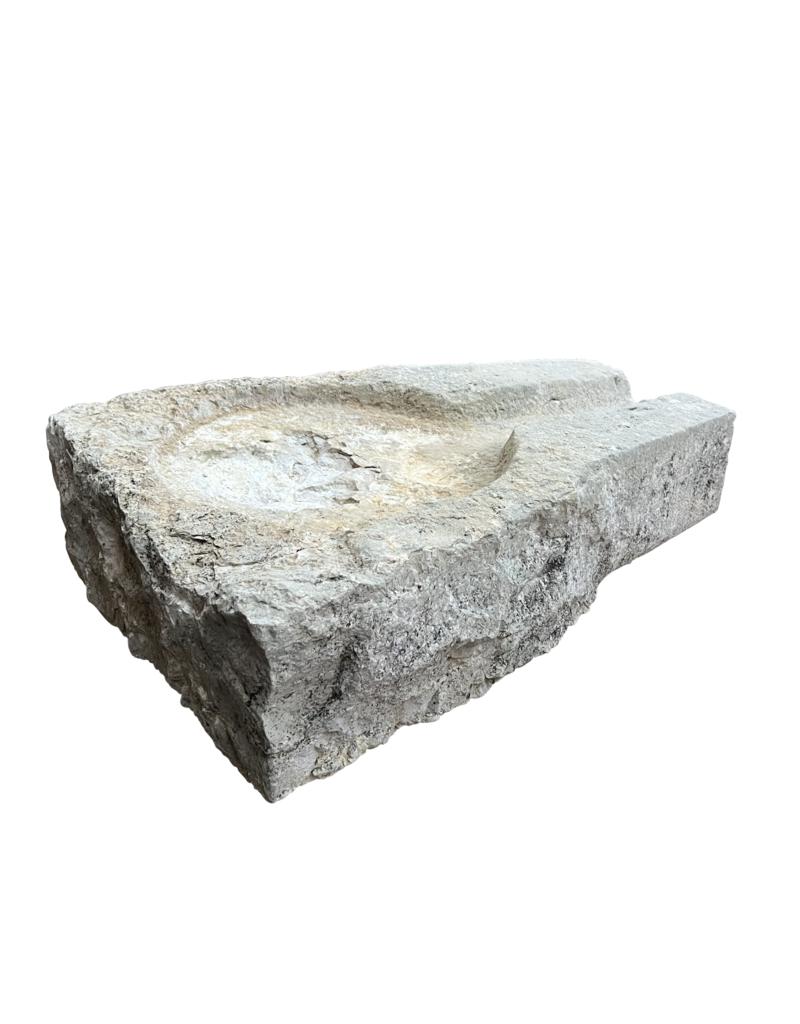 Fuente De Agua Rústica Provenzal Auténtica Elemento De Piedra