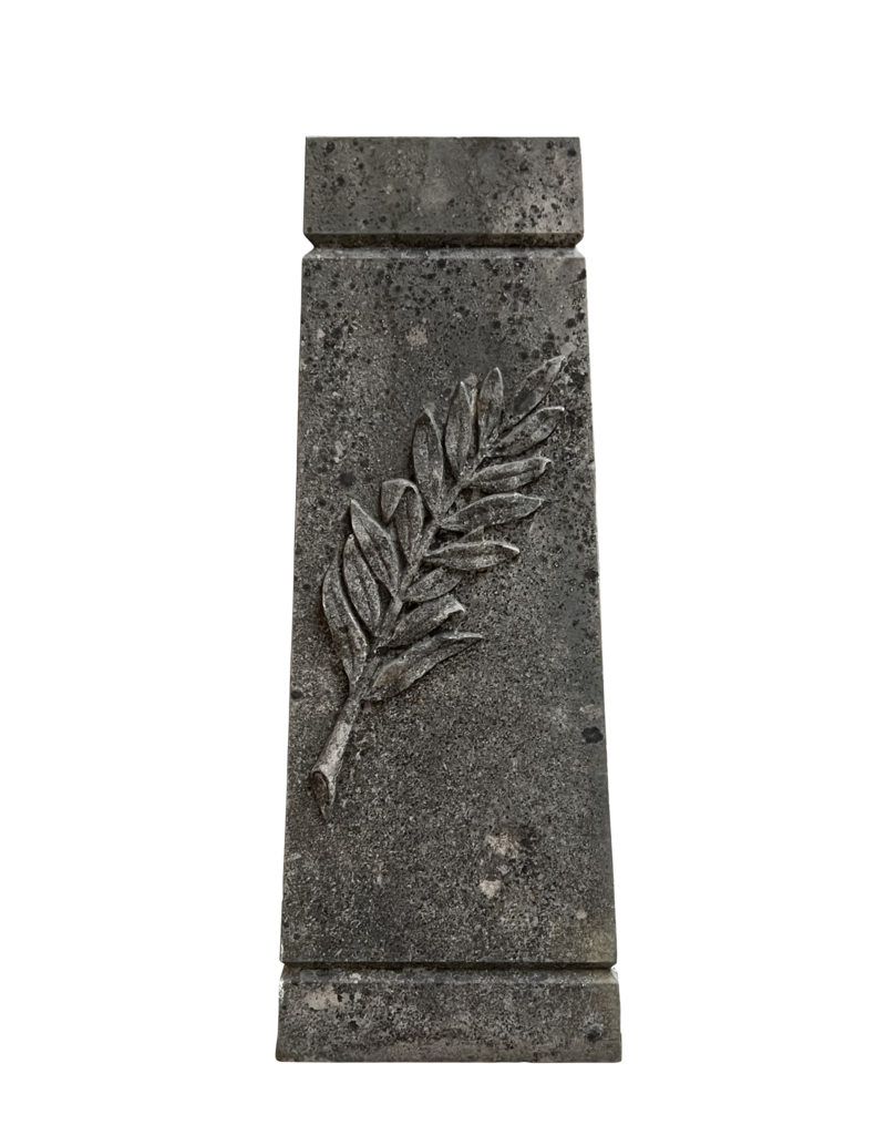 Stone Column with Palm