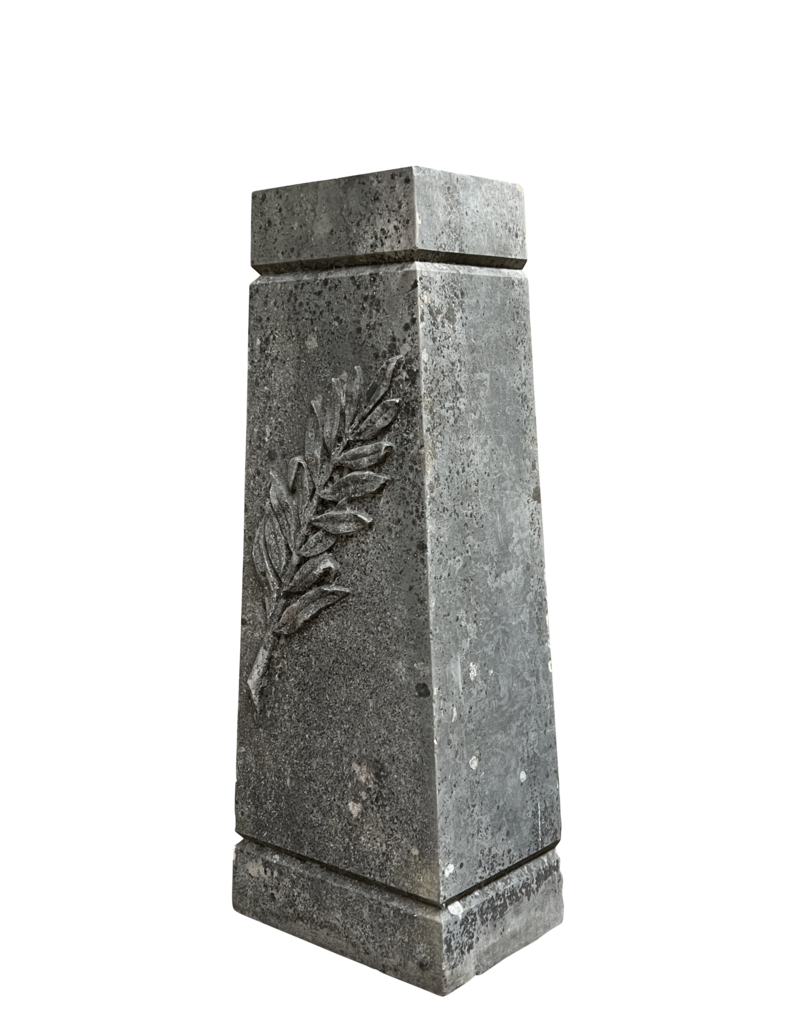 Stone Column with Palm