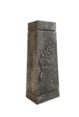 Maison Leon Van den Bogaert Columna De Piedra Con Palmera