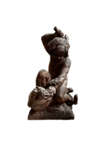Estatua Antigua De Fuente De Hierro Fundido