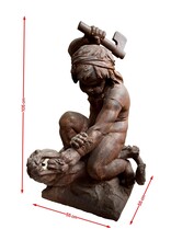 Maison Leon Van den Bogaert Estatua Antigua De Fuente De Hierro Fundido