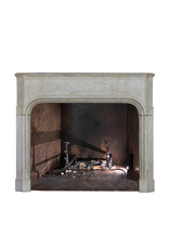 Maison Leon Van den Bogaert 18th Century City Palace Stone Fireplace Surround