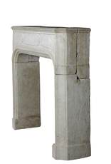 18th Century City Palace Stone Fireplace Surround