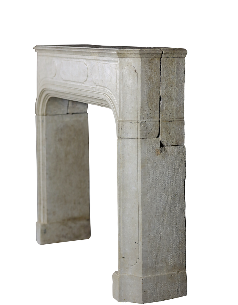 Maison Leon Van den Bogaert 18th Century City Palace Stone Fireplace Surround