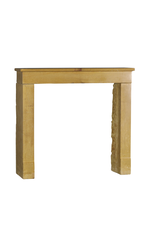 Maison Leon Van den Bogaert Minimalistische Kaminumrandung aus Stein
