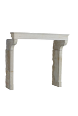 French Campagnarde Style Cheminee In Limestone