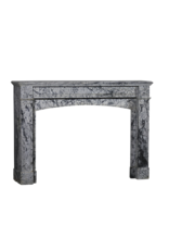 Maison Leon Van den Bogaert Kaminmaske aus Bleu-Turquin-Marmor