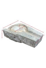 Maison Leon Van den Bogaert Authentisches rustikales Wasserbrunnen-Steinelement der Provence