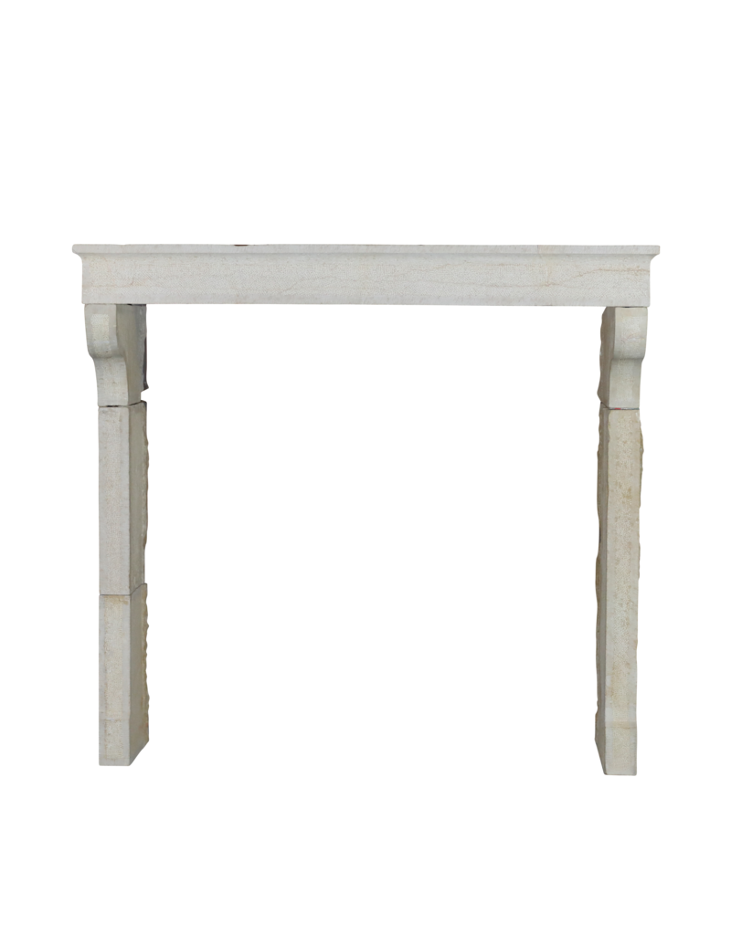 French Campagnarde Style Cheminee In Limestone